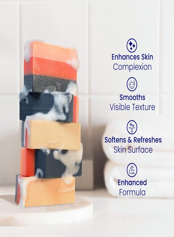 ريلومينس صابون ريلومينز بريميوم 3 في 1 جلوتابليند للتجميل - لبشرة أكثر نعومة ونقاءً ومظهرًا صحيًا - الآن مع ثمر الورد - منظف لطيف للوجه والجسم 120 غرام × 5 قطع - Image 5